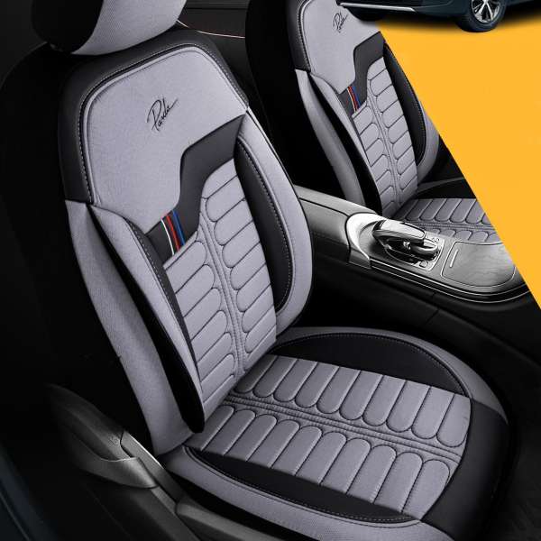 Londra 2+3 Sili svetlo siva/crna