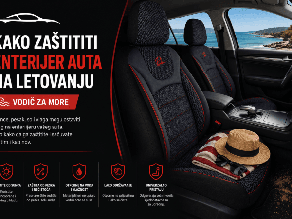 Kako zaštititi enterijer automobila na letovanju — vodič za more | Auto Presvlake