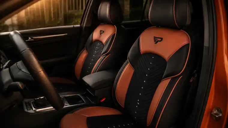 Dubai crno/braon auto presvlake — kako izgledaju nakon ugradnje | Auto Presvlake